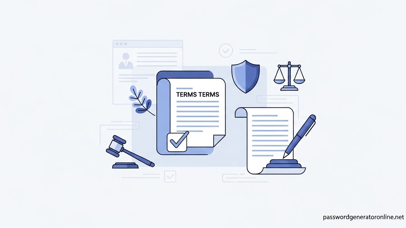 Password Generator Terms and Conditions